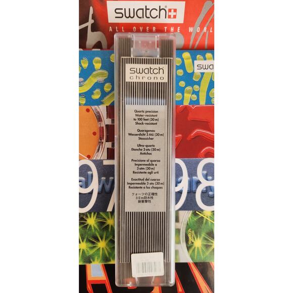 Swatch SEA PORT SCK402 1995 Chronograph watch with date indicator New old stock - Picture 7 of 7